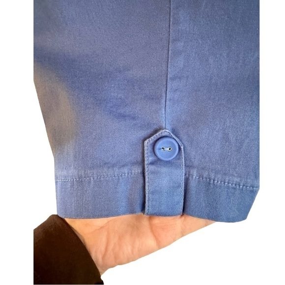 WHITE STAG, WOMENS, BLUE STRETCH CAPRIS. ELASTIC BACK WAISTBAND. SIZE XL(16-18) - Picture 3 of 7